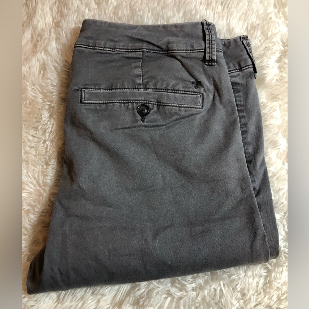 American Eagle 🦅 Gray Boho Artist Flare Pants 
Sz 14 Regular